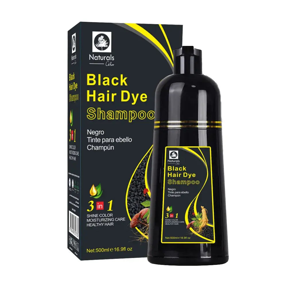 ¡Recupera el color de tu cabello sin salir de casa, sin químicos! Black Hair Dye Shampoo ORIGINAL