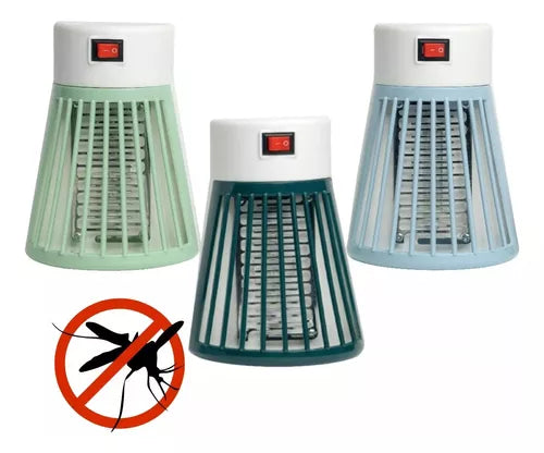Mosquito Zero: Luz UV + descarga eléctrica para noches libres de picaduras.