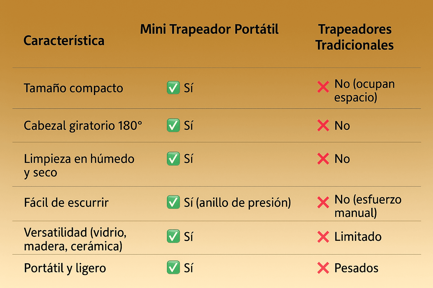 Mini Trapeador Portátil: Limpieza poderosa en cualquier rincón