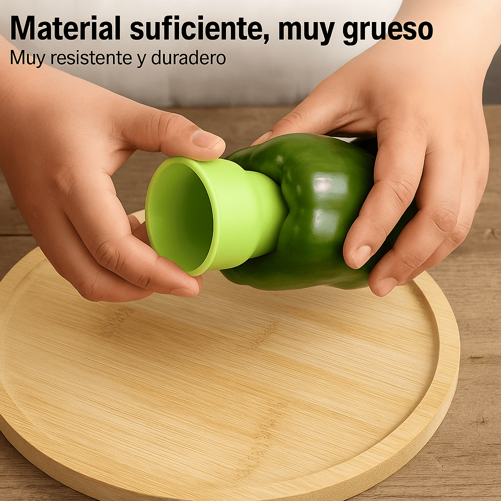 ✨ La forma más fácil y rápida de quitar los corazones de frutas y verduras