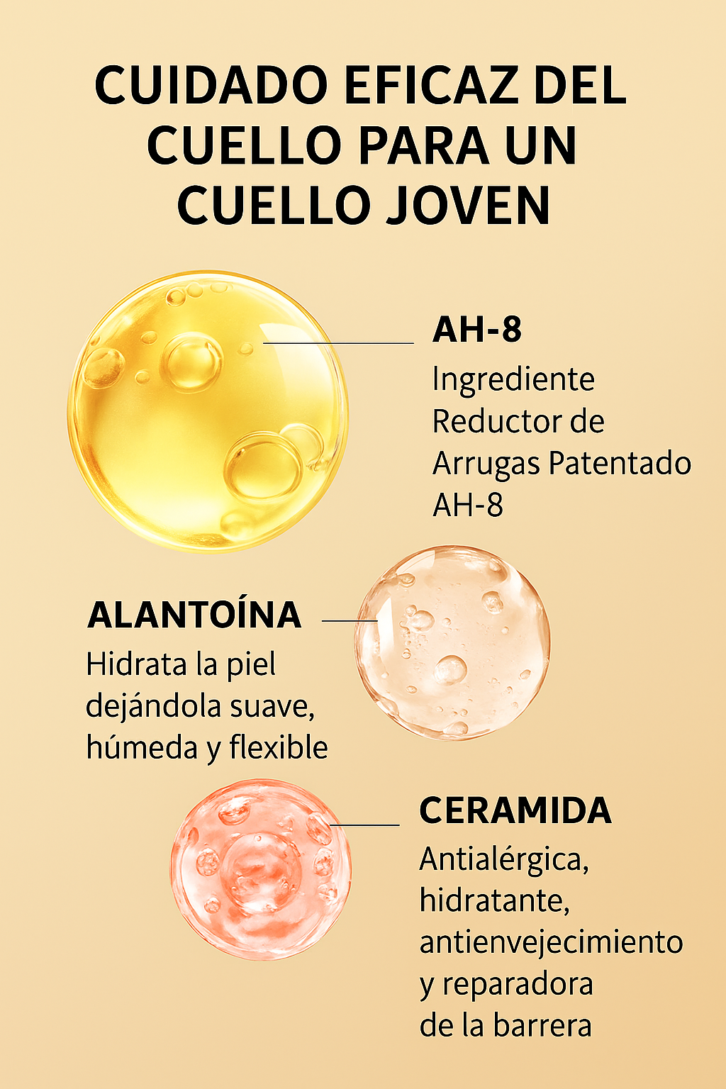 ✨ Crema Reafirmante AH-8 – Firmeza y Piel Radiante