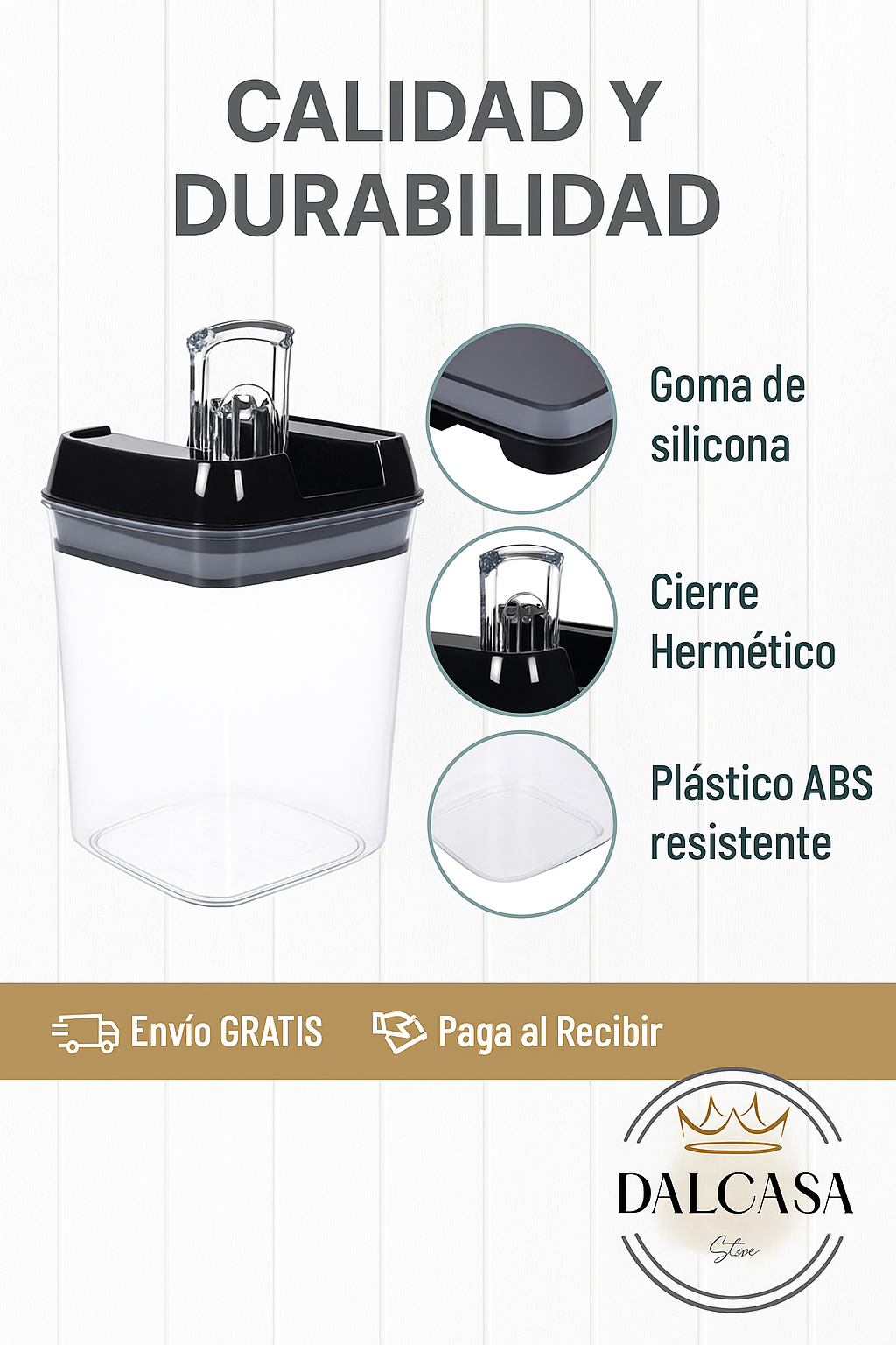 ¡Dile adiós al desorden! Contenedores hermeticos AESTHETIC✨ + Stickers REGALO!🎁