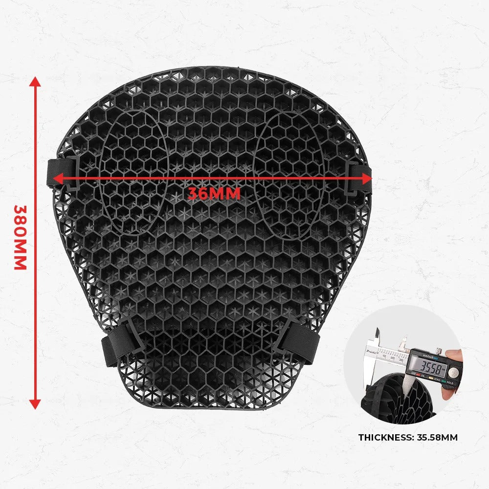 Cojín de Gel Siliconado para Moto – comodidad total en cada viaje