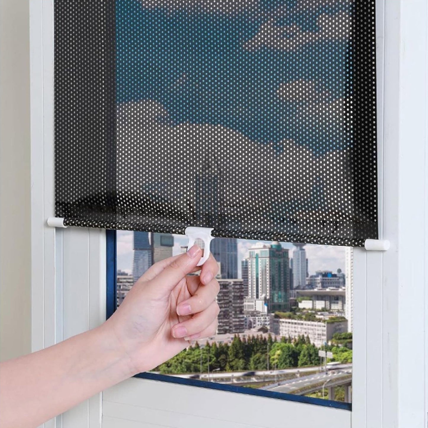 Persiana Solar Portátil con Ventosa: Protección y Privacidad al Instante