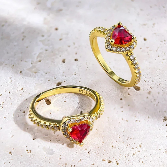 Anillo Corazon de Cristal Upsell