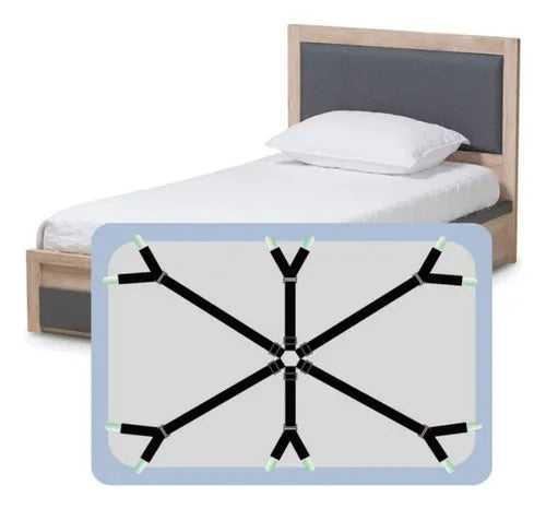 Duerme tranquilo con tu cama perfecta: Sujetadores de Sábanas Ajustables