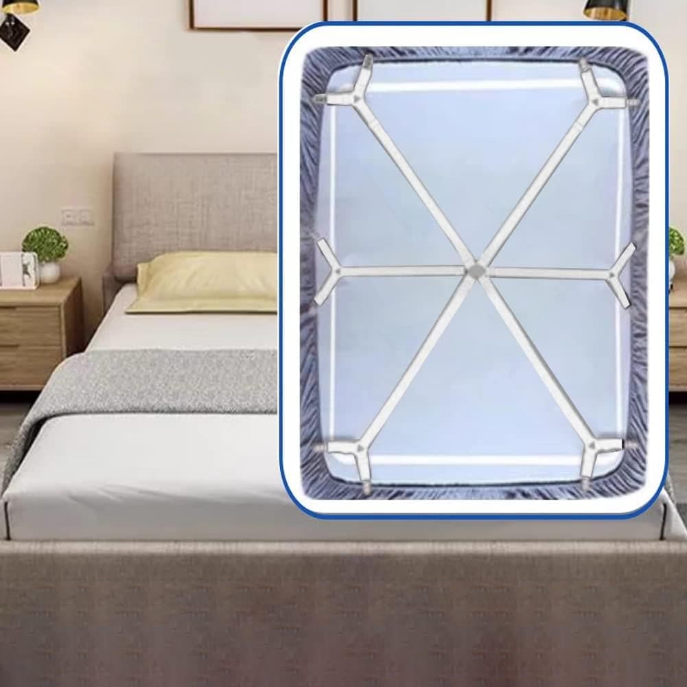 Duerme tranquilo con tu cama perfecta: Sujetadores de Sábanas Ajustables