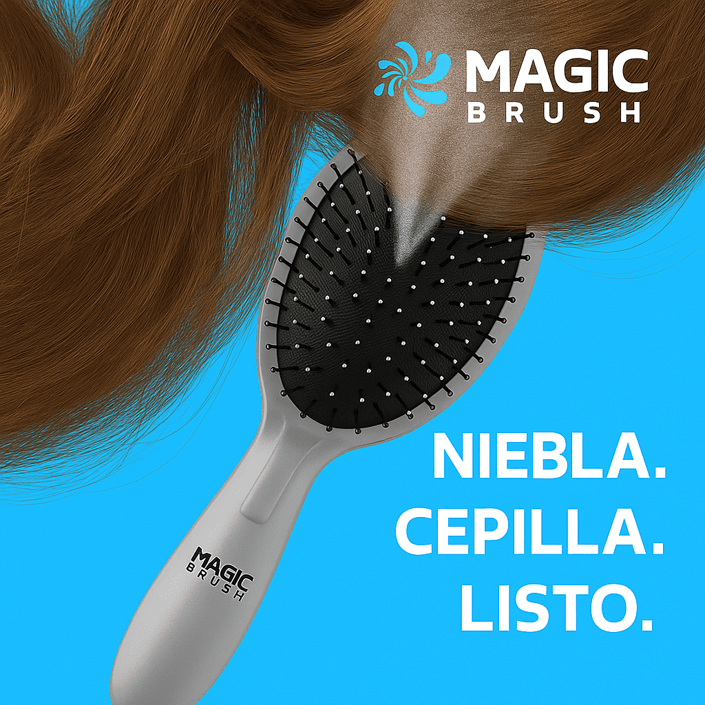 El secreto para peinados rápidos y sin enredos está aquí: Magic Brush 2 en 1