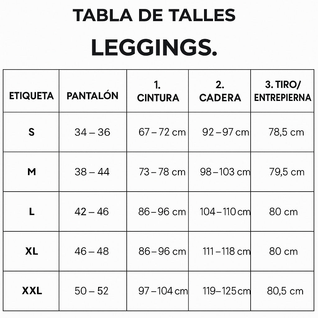Leggings Push Up Cintura Alta – Realce Natural y Control de Abdomen