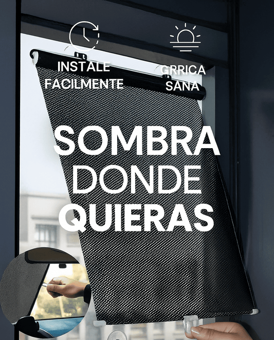 Persiana Solar Portátil con Ventosa: Protección y Privacidad al Instante