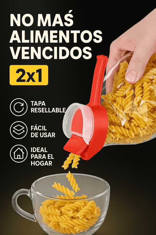 Clip Sellador Multiuso: Mantén tu comida fresca siempre