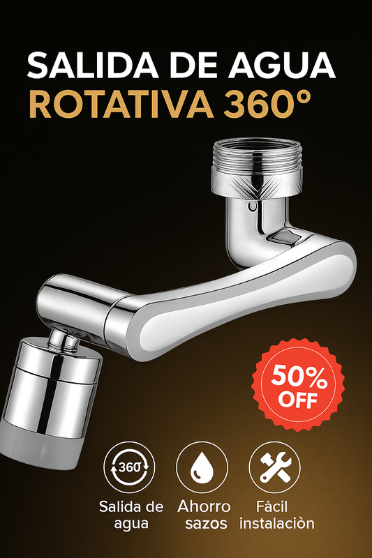 FlexiGrifo 360® - Dale movimiento y precisión a tu grifo con este extensor flexible