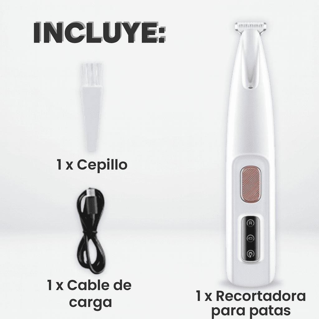 Corta el exceso de pelo en las patitas sin estrés ni enredos.