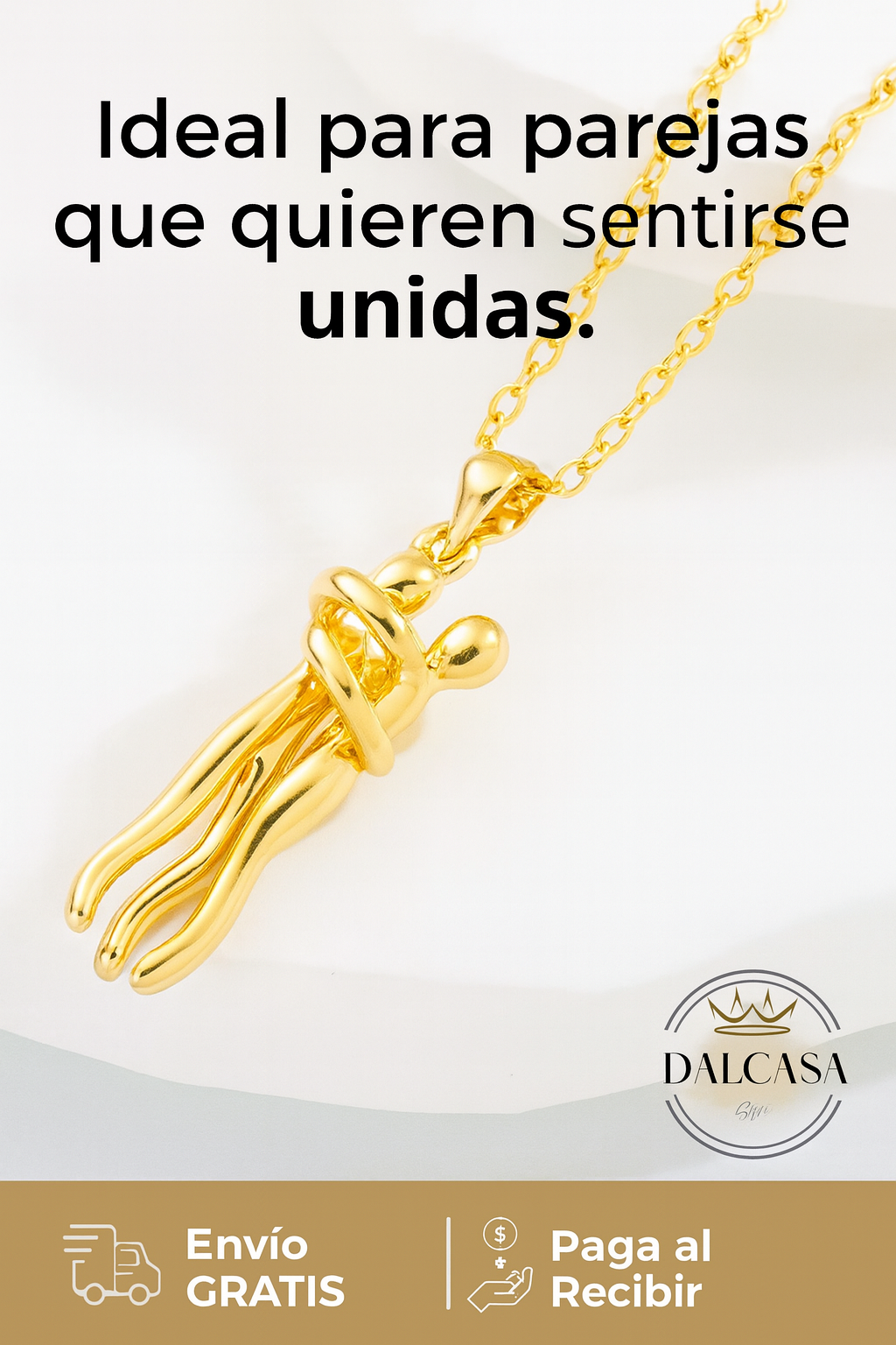🫂Collar Abrazo Eterno – El Regalo que Une Corazones + CAJA DE REGALO