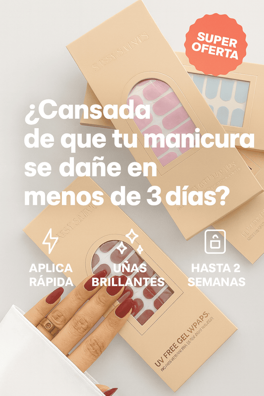 Wraps en Gel + UV: uñas de salón en casa y en minutos