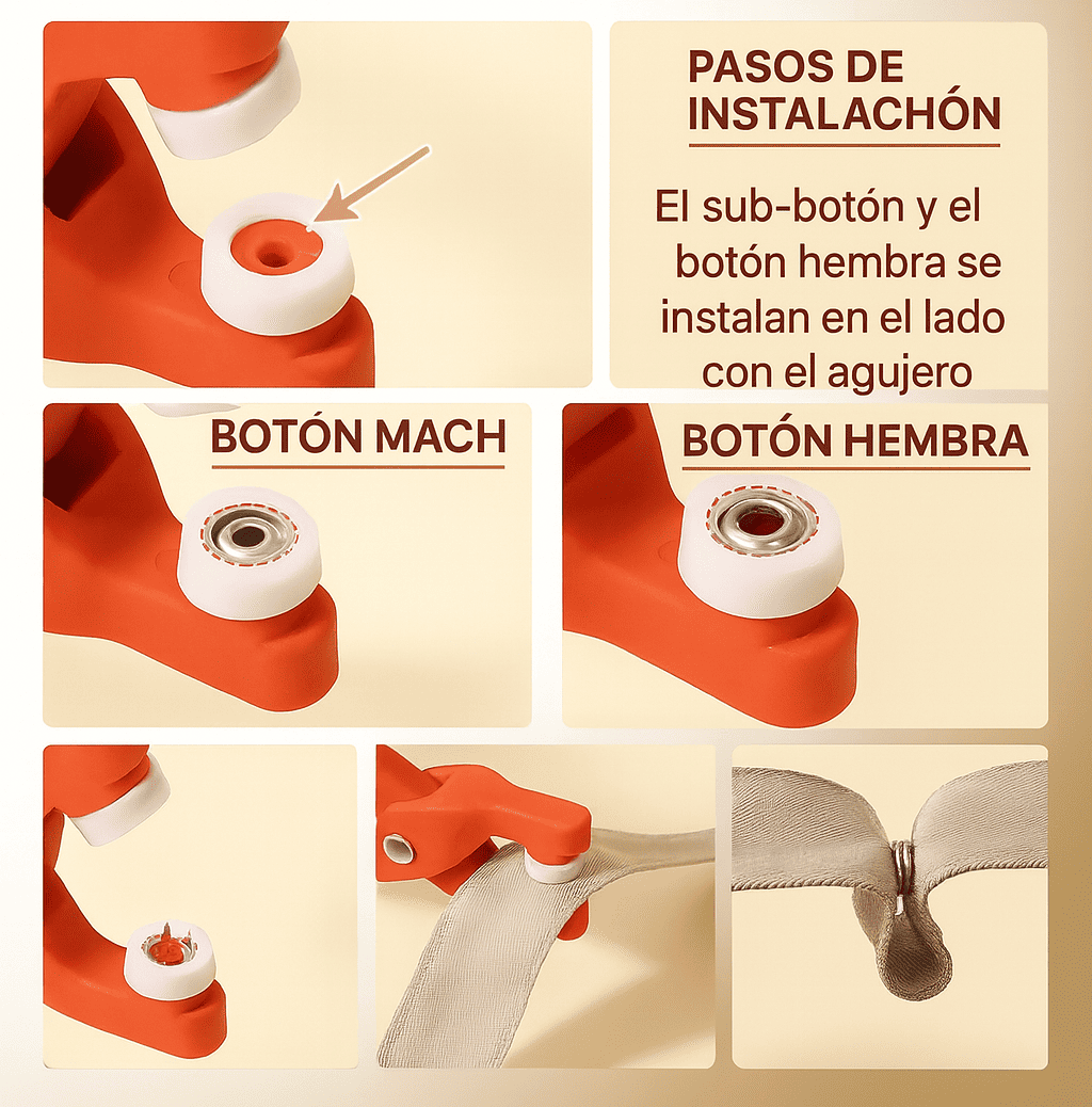 🔧 KIT DE BROCHES A PRESIÓN + 200 BOTONES: Repara, Crea y Transforma tus Prendas y accesorios en Segundos
