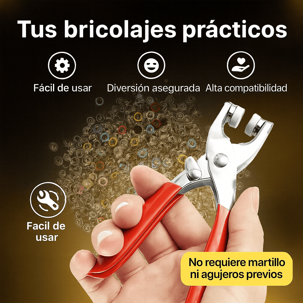 🔧 KIT DE BROCHES A PRESIÓN + 200 BOTONES: Repara, Crea y Transforma tus Prendas y accesorios en Segundos