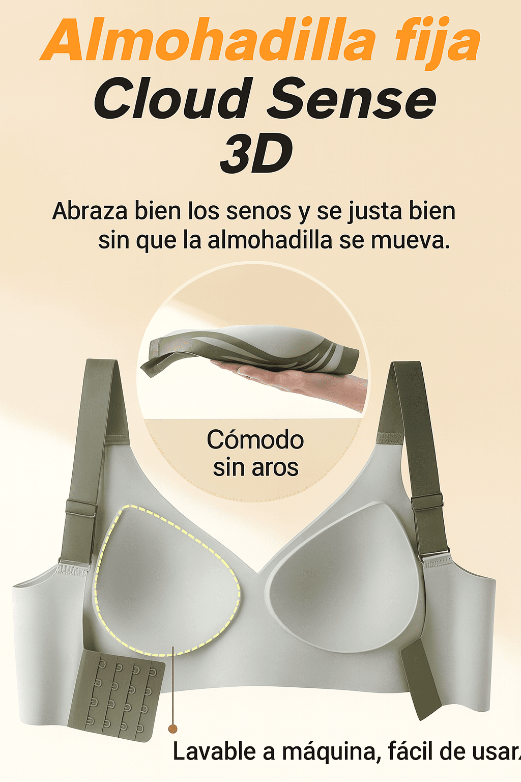 Soporte real para busto grande: sin dolor, sin varillas, solo confianza