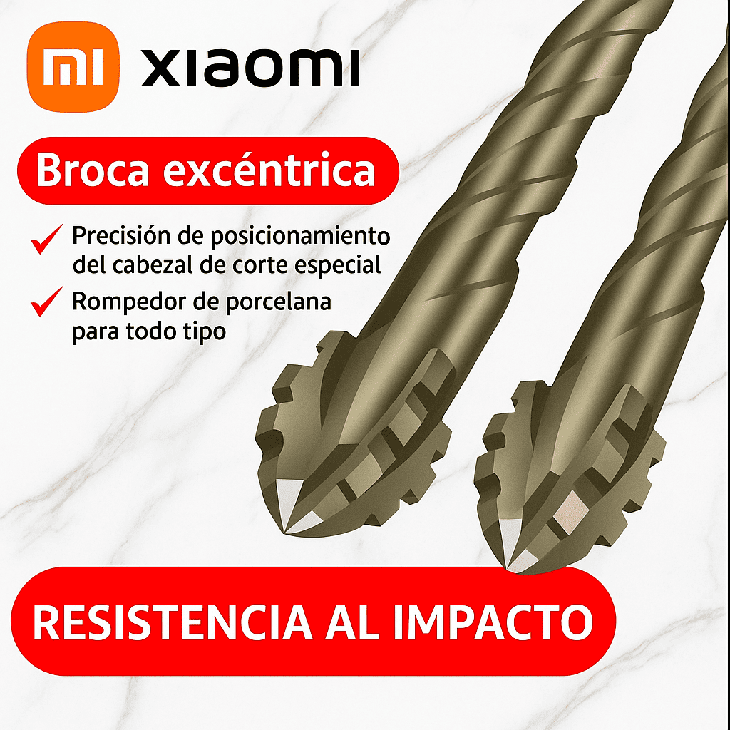 SET DE BROCAS EXCÉNTRICAS ¡Perfora, rosca y ahorra tiempo con una sola broca!