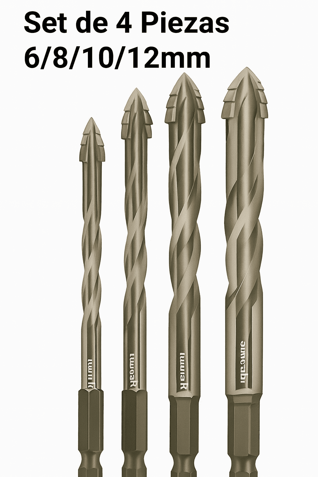 SET DE BROCAS EXCÉNTRICAS ¡Perfora, rosca y ahorra tiempo con una sola broca!