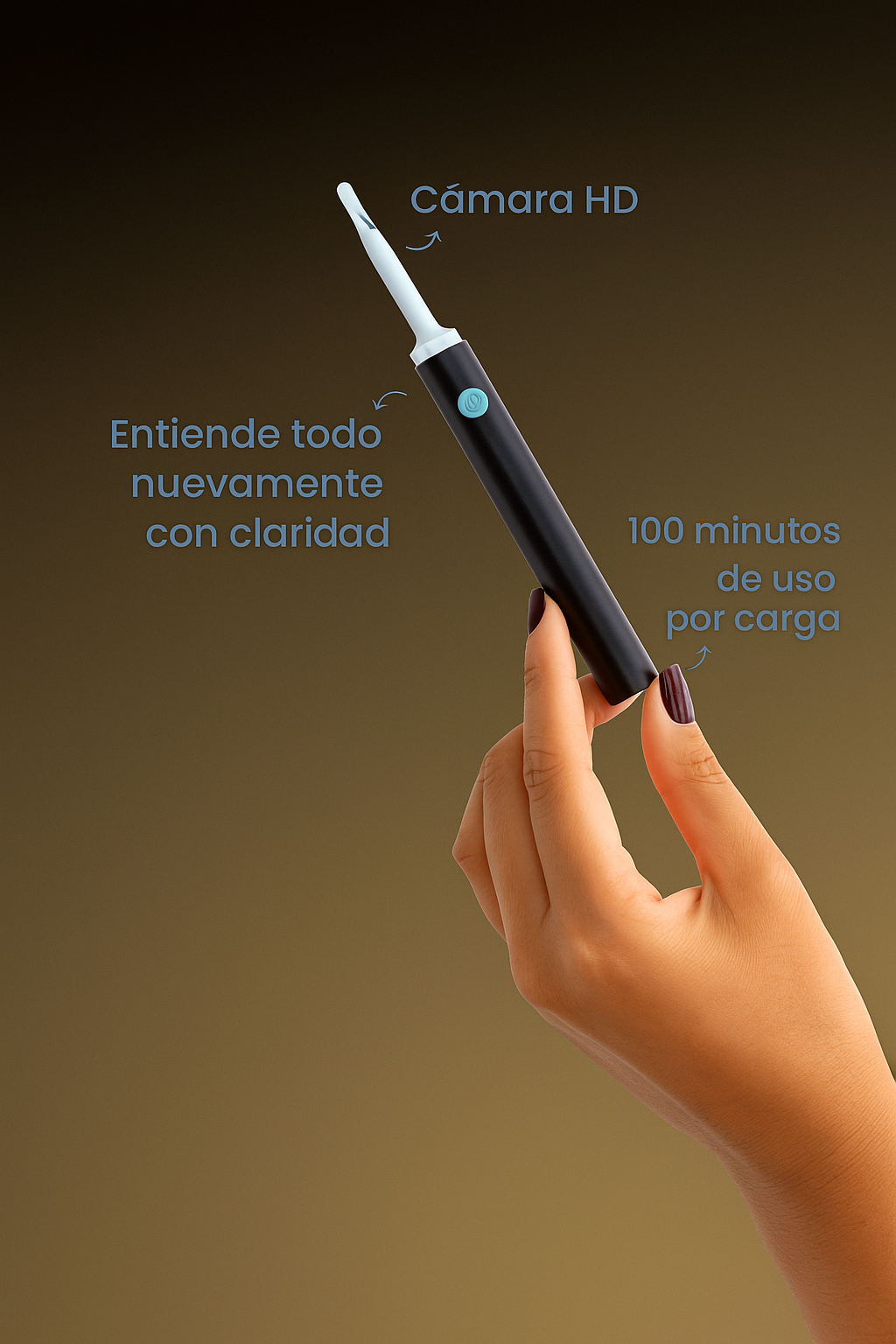 OídoVisión™ con cámara HD: higiene para tus oídos sin dolor ni riesgos