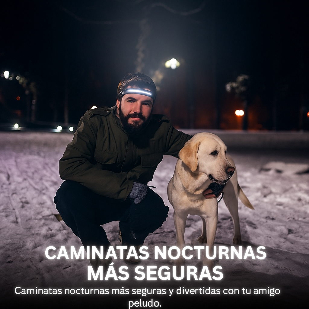 LumiBand Pro – Ilumina todo a tu alrededor sin mover la cabeza