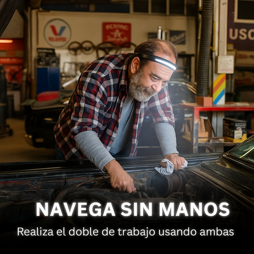 LumiBand Pro – Ilumina todo a tu alrededor sin mover la cabeza