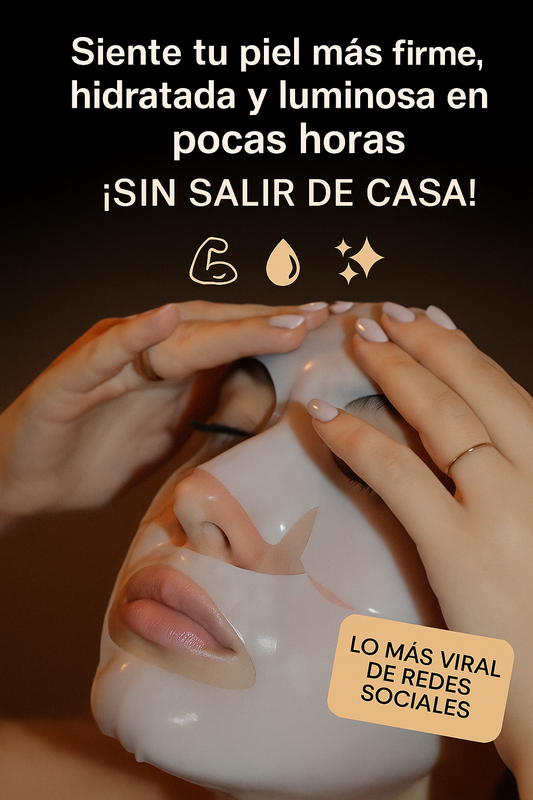 ✨Revoluciona tu rutina facial con la mascarilla 🇰🇷 coreana de colágeno y ácido hialurónico.