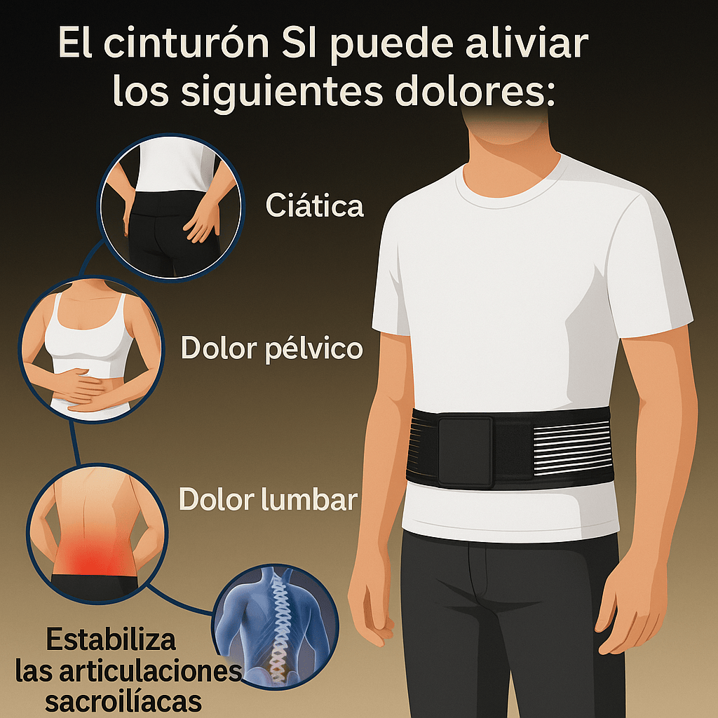 Alivia Flex - Cinturón Terapéutico para Ciática, Espalda y Cadera: Alivio Real, Sin Pastillas