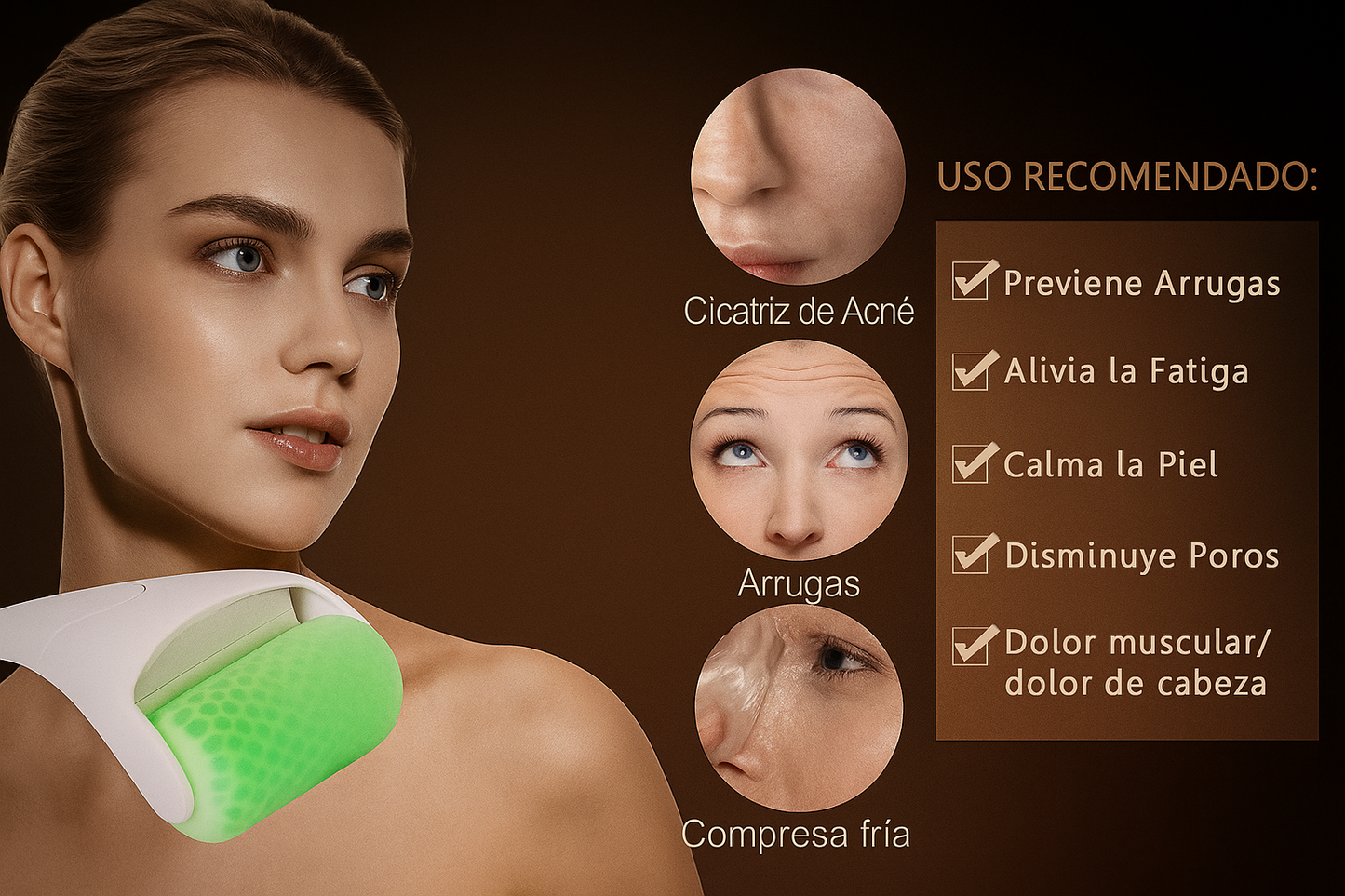 💙 IceRoller - Terapia de Frío al Instante: Di adiós al dolor, el enrojecimiento y el acné