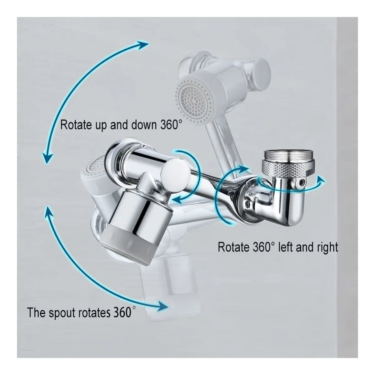 FlexiGrifo 360® - Dale movimiento y precisión a tu grifo con este extensor flexible