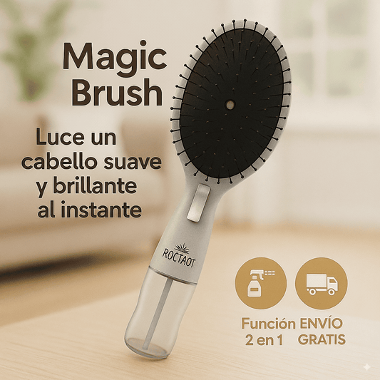 El secreto para peinados rápidos y sin enredos está aquí: Magic Brush 2 en 1